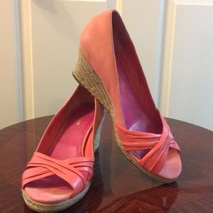 Coral Cole Haan wedges